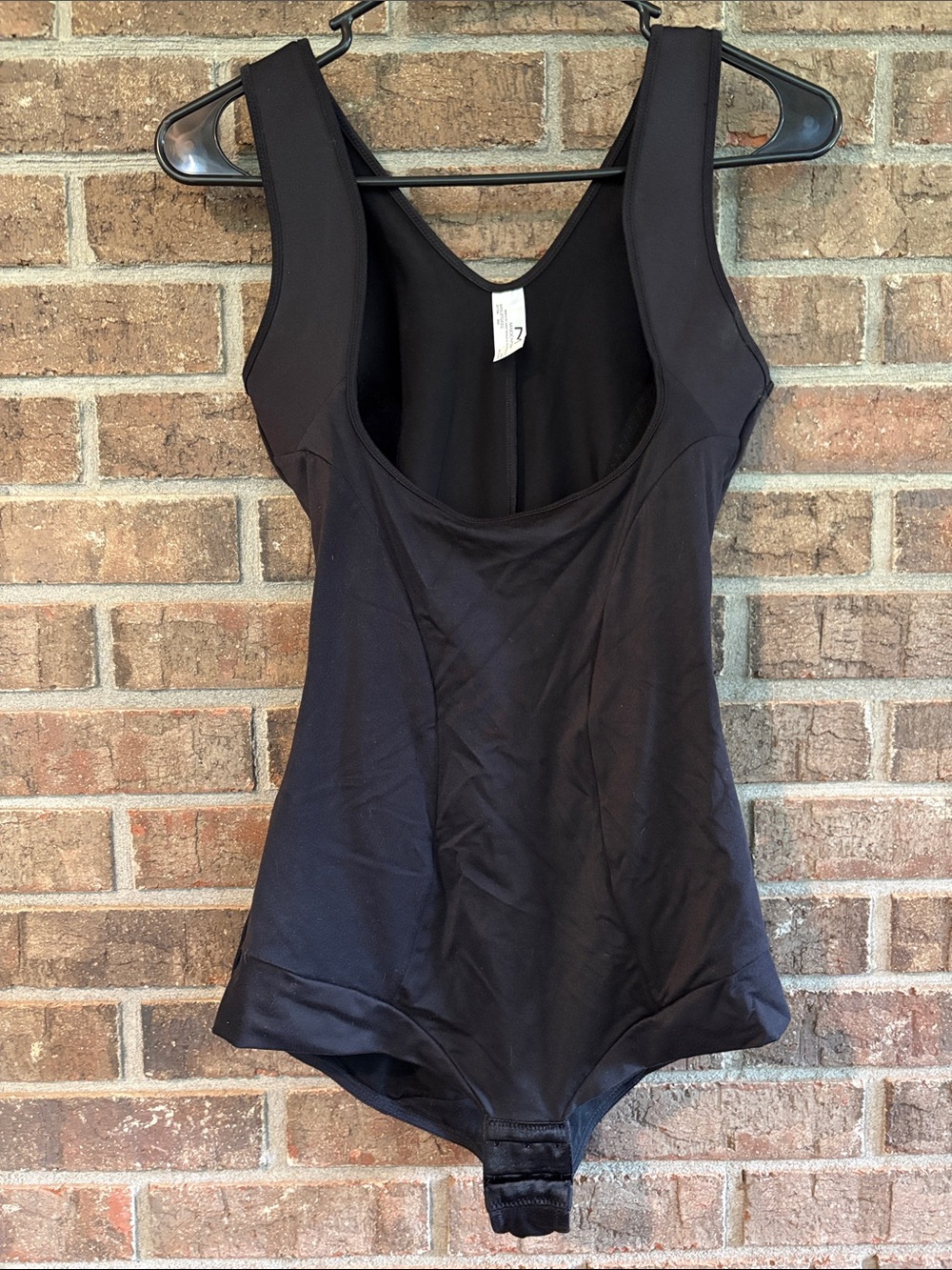 Maidenform Black Sculpting Bodysuit with Wide Straps